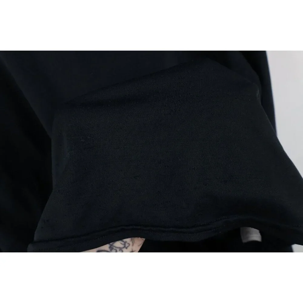 Vintage Nike Mens XL Travis Scott Mini Swoosh Knit Long Sleeve T-Shirt Black - Picture 7 of 15